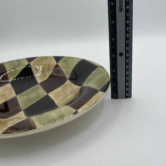 Tabletops Unlimited Harlequin Black 10" Salad Plate - Picture 4 of 4